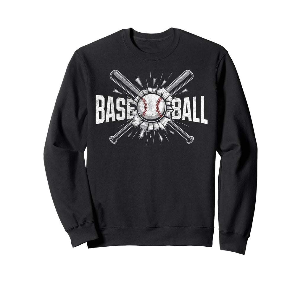 Baseball Ball Baseball Lover Sweatshirt - Minimalist Print Men Women - T-Shirt, Sweatshirt, Hoodie