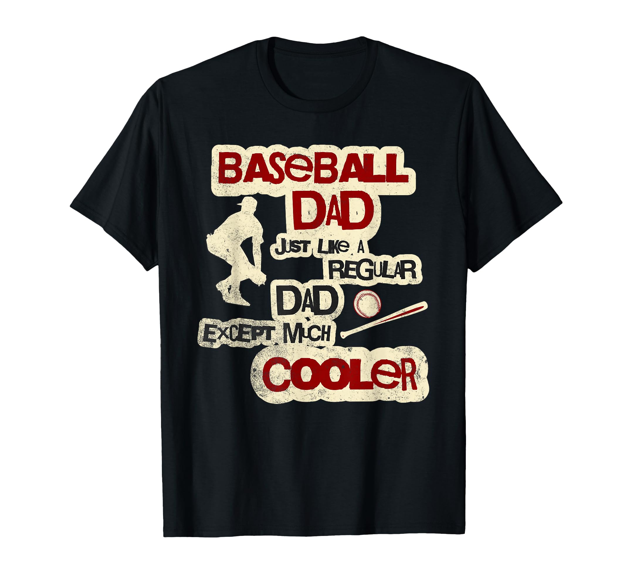Baseball Dad T-Shirt - Novelty Apparel Men Women - T-Shirt, Sweatshirt, Hoodie