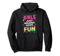 Just Wanna Have Fun 80S Typography Hoodie - Unique Graphic Unisex - T-Shirt, Sweatshirt, Hoodie