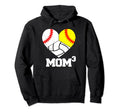 Mom Cubed Mom3 Mom Three Baseball Hoodie - Casual Everyday Wear for Adults - T-Shirt, Sweatshirt, Hoodie