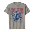 Papas Club Cowboy Papa Grandpa Western T-Shirt - Novelty Apparel Unisex - T-Shirt, Sweatshirt, Hoodie