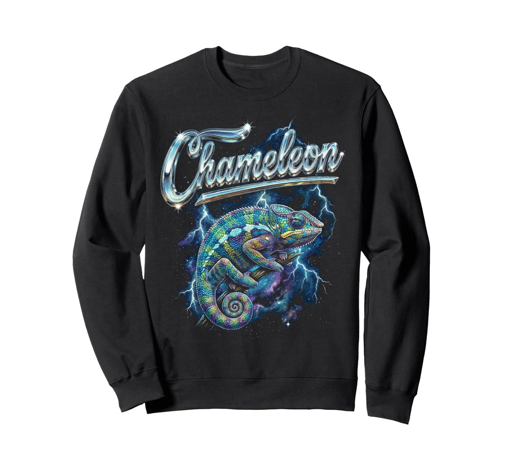 Chameleon 90S Funny Chameleon 80S Sweatshirt - Graphic Print Men Women - T-Shirt, Sweatshirt, Hoodie