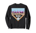 Baseball Dad Ice Cream Drip Fathers Sweatshirt - Streetwear Style Unisex - T-Shirt, Sweatshirt, Hoodie