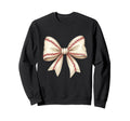 Baseball Coquette Bow Mom Baseball Sweatshirt - Minimalist Print Unisex - T-Shirt, Sweatshirt, Hoodie