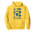90S Fisherman Aesthetic Fish Beachy Ocean Hoodie - Unique Graphic Men Women - T-Shirt, Sweatshirt, Hoodie
