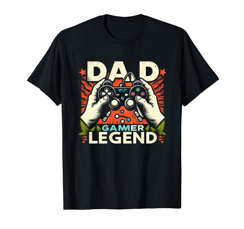 Gamer Dad Game Controller Gaming Video T-Shirt - Unique Graphic for Adults - T-Shirt, Sweatshirt, Hoodie