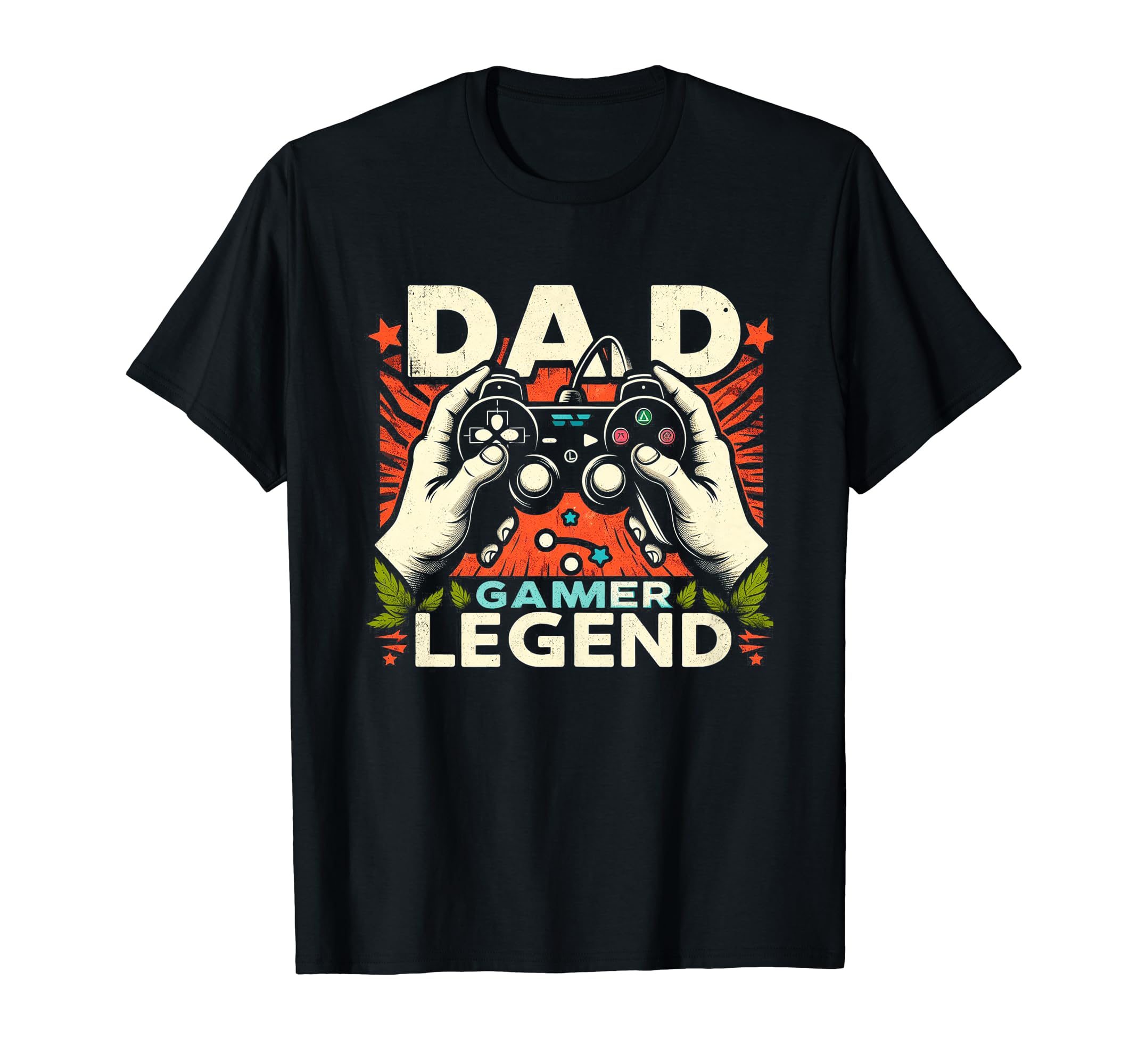 Gamer Dad Game Controller Gaming Video T-Shirt - Unique Graphic for Adults - T-Shirt, Sweatshirt, Hoodie