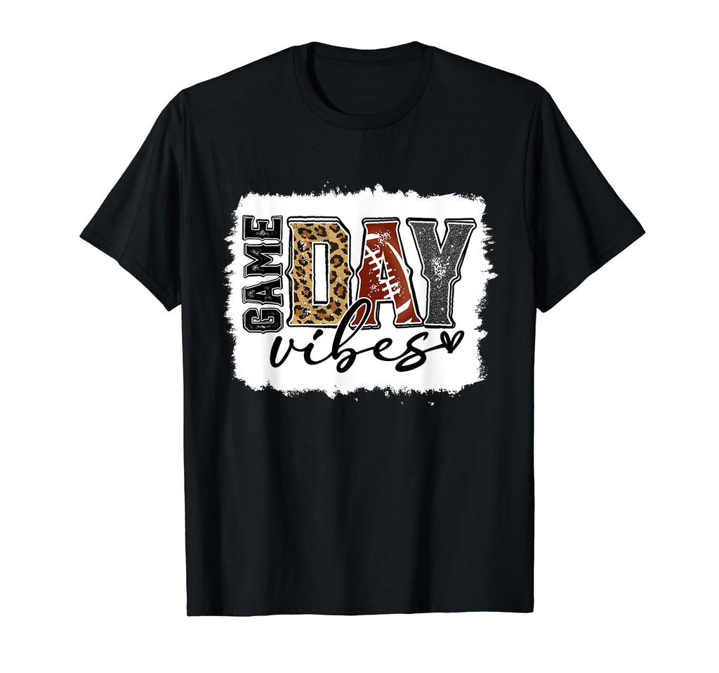 Football Game Day Vibes Mom Family T-Shirt - Fun Novelty Design Men Women - T-Shirt, Sweatshirt, Hoodie