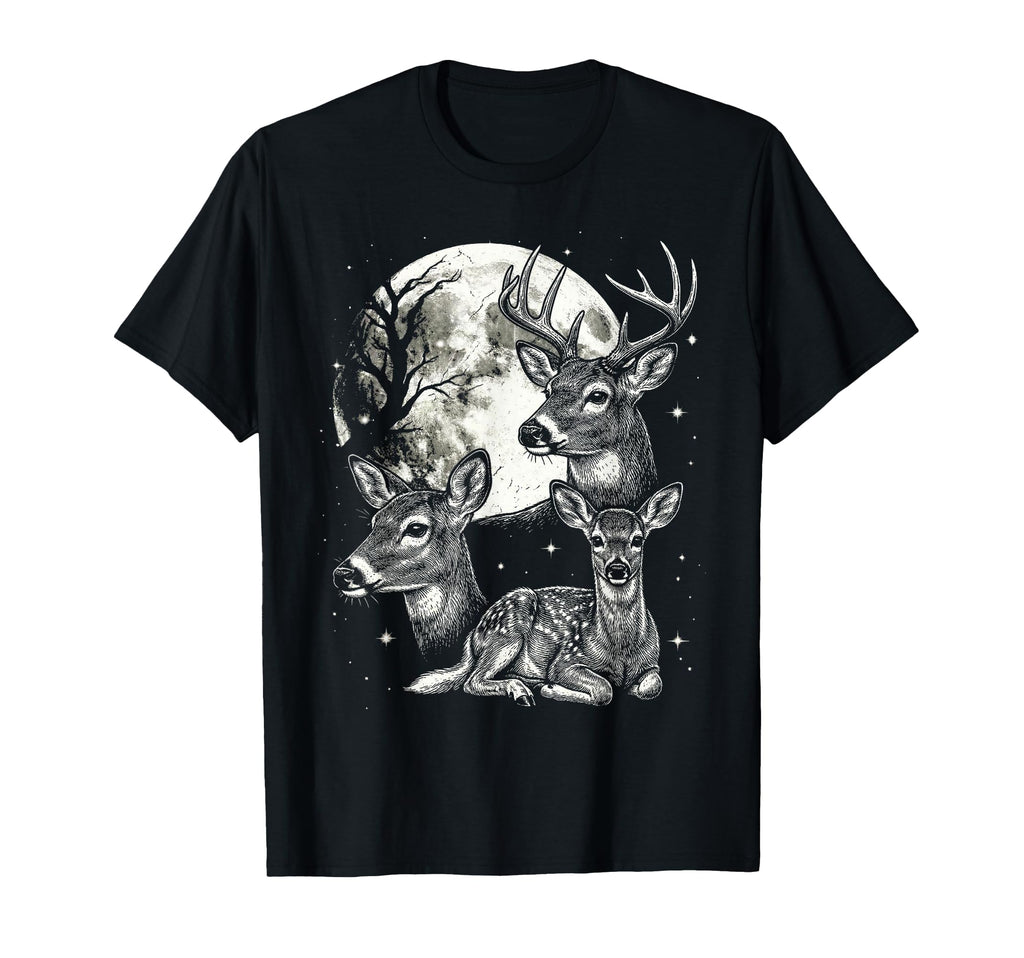 Deer 90S Aesthetic Y2K Wildlife Deer T-Shirt - Streetwear Style for Adults - T-Shirt, Sweatshirt, Hoodie
