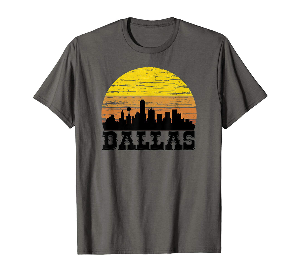 Dallas Texas Sunset City Skyline T-Shirt - Unique Graphic Unisex - T-Shirt, Sweatshirt, Hoodie