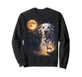 90S Dalmatian Howling Moon Y2K Sweatshirt - Casual Everyday Wear Men Women - T-Shirt, Sweatshirt, Hoodie