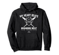 My Heart Beats Brandon Belt Baseball Hoodie - Trendy Graphic for Adults - T-Shirt, Sweatshirt, Hoodie