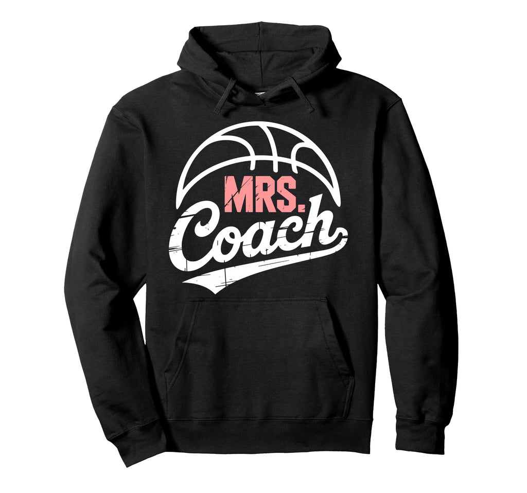 Mrs Coach Funny Football Basketball Hoodie - Trendy Graphic Unisex - T-Shirt, Sweatshirt, Hoodie