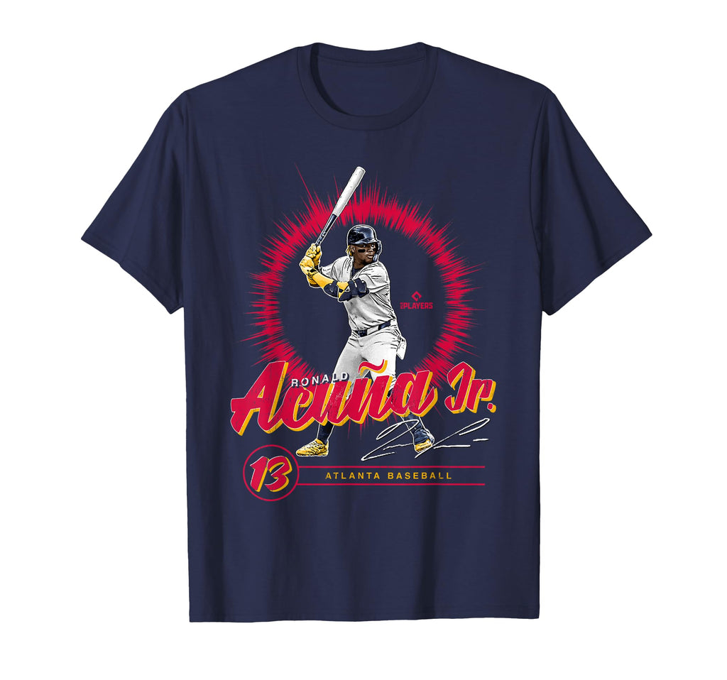 Ronald Acuna Jr Atlanta Mlb Baseball T-Shirt - Trendy Graphic for Adults - T-Shirt, Sweatshirt, Hoodie