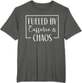 Fueled By Caffeine And Chaos, Mom Coffee Lover - Adult & Kids T-Shirts, Sweatshirts & Hoodies apparel design preview 1