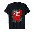 Rock Roll Roses Music Vibes T-Shirt - Novelty Apparel Men Women - T-Shirt, Sweatshirt, Hoodie