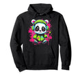 Kawaii Panda Dj Japanese Edm Y2K Hoodie - Casual Everyday Wear for Adults - T-Shirt, Sweatshirt, Hoodie