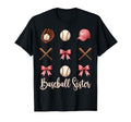 Baseball Sister Funny Coquette Bow T-Shirt - Custom Art Print for Adults - T-Shirt, Sweatshirt, Hoodie