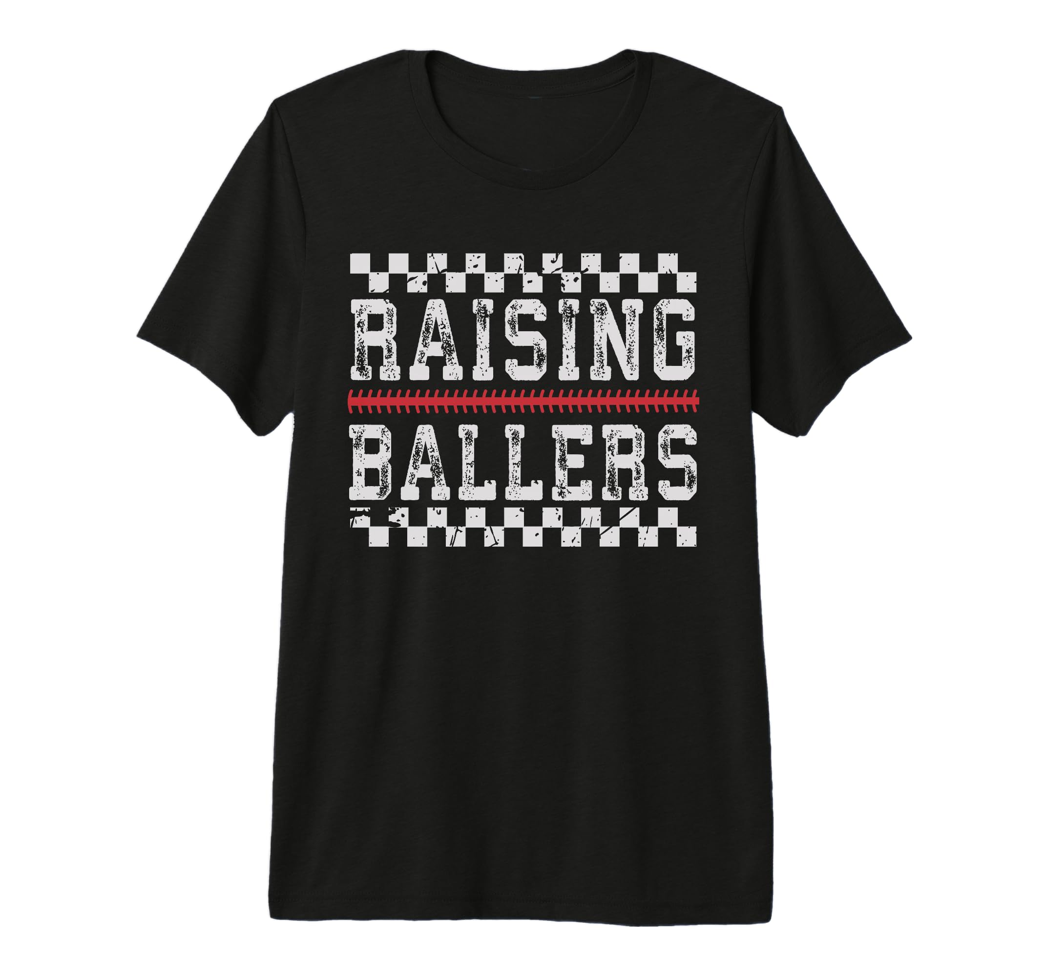 Raising Ballers Baseball Mom Sports T-Shirt - Custom Art Print for Adults - T-Shirt, Sweatshirt, Hoodie