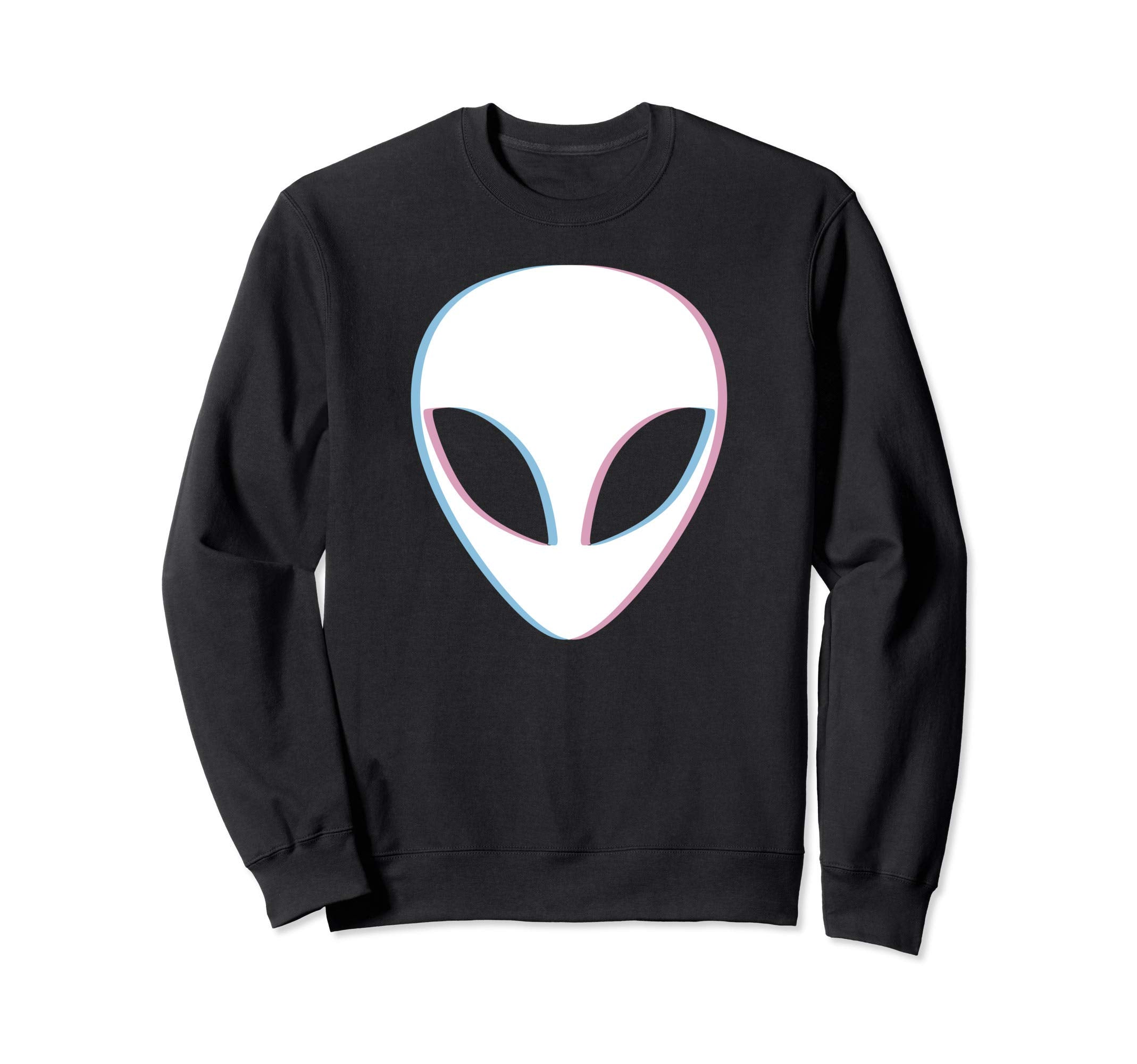 Alien Vaporwave Pastel Goth Sweatshirt - Minimalist Print Men Women - T-Shirt, Sweatshirt, Hoodie