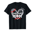 Funny Baseball Mom Heart Baseball T-Shirt - Casual Everyday Wear Men Women - T-Shirt, Sweatshirt, Hoodie