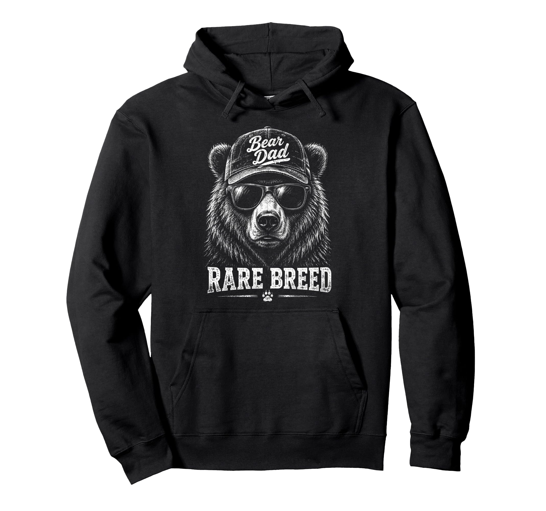 Bear Dad One Kind Funny Big Father Hoodie - Trendy Graphic Men Women - T-Shirt, Sweatshirt, Hoodie