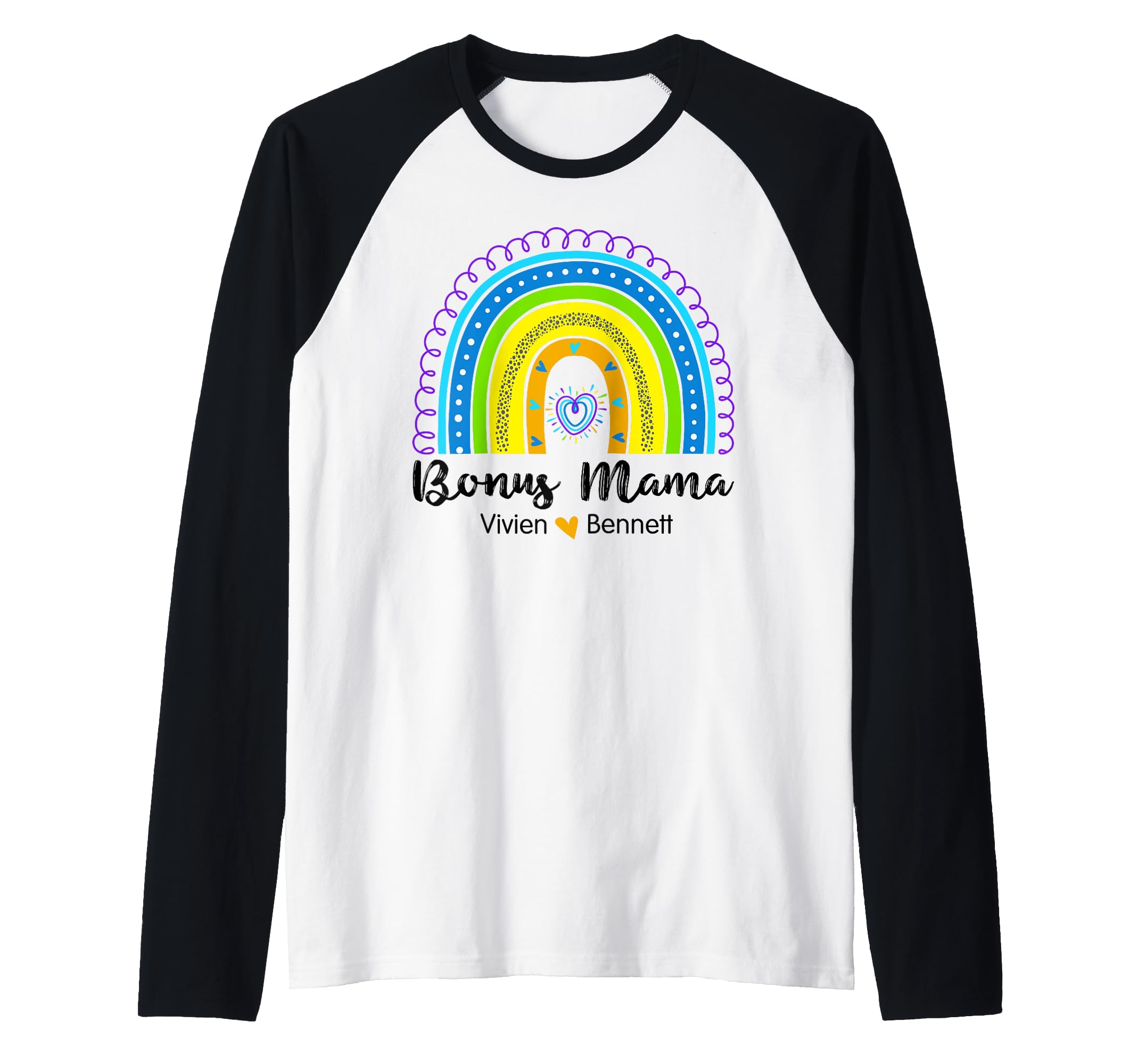 Bonus Mama Vivien Bennett Rainbow Sweatshirt - Graphic Print for Adults - T-Shirt, Sweatshirt, Hoodie