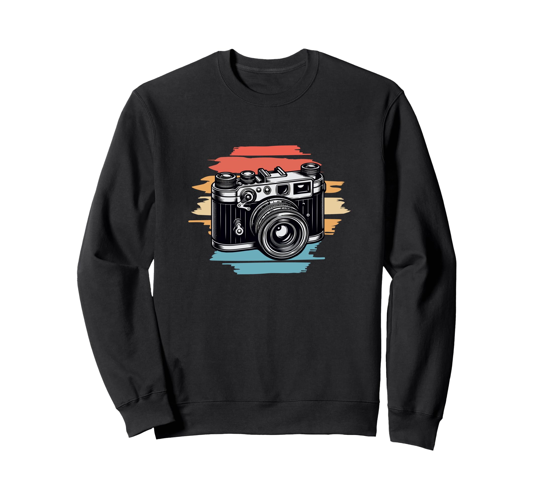 Photography Lovers Camera Sweatshirt - Minimalist Print for Adults - T-Shirt, Sweatshirt, Hoodie