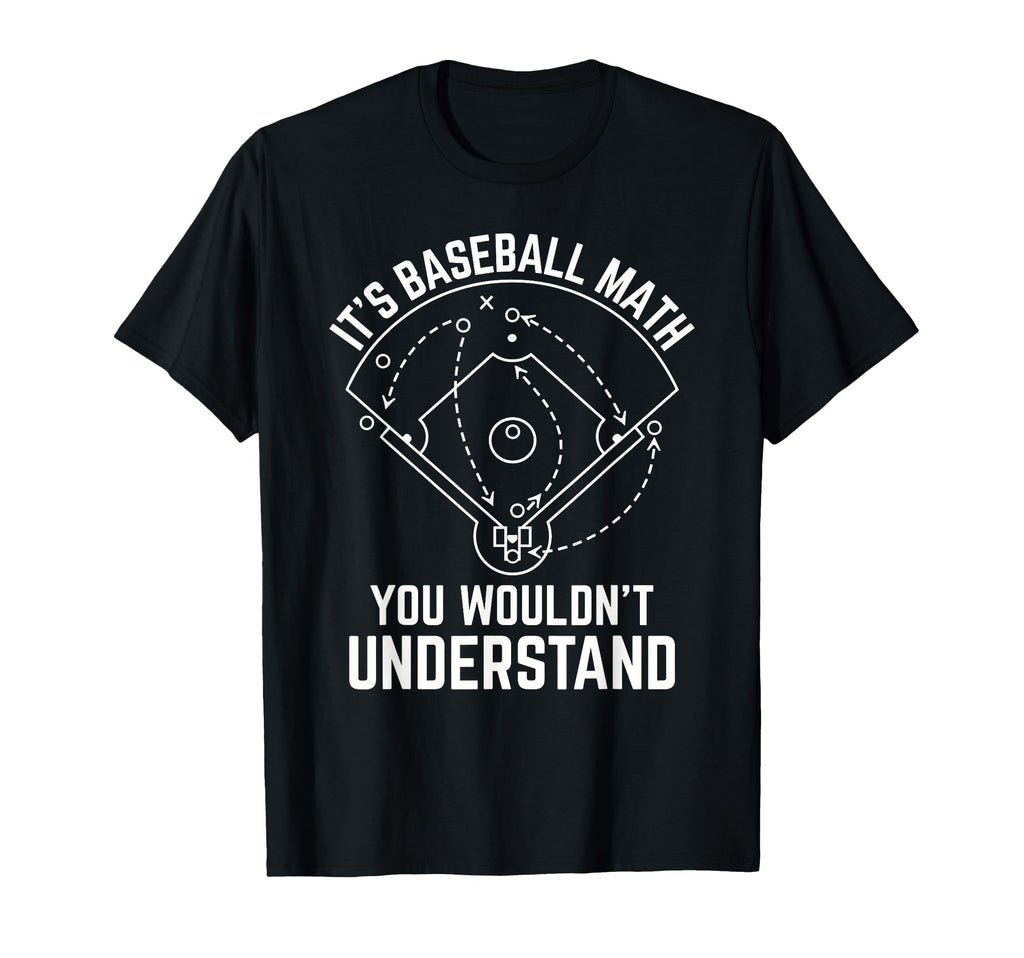 Its Baseball Thing Funny Baseball Math T-Shirt - Unique Graphic Men Women - T-Shirt, Sweatshirt, Hoodie