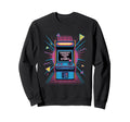 Insert Coin To Start Arcade Sweatshirt - Minimalist Print Men Women - T-Shirt, Sweatshirt, Hoodie