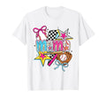Baseball Mama Stars And Bow Softball T-Shirt - Aesthetic Graphic Unisex - T-Shirt, Sweatshirt, Hoodie