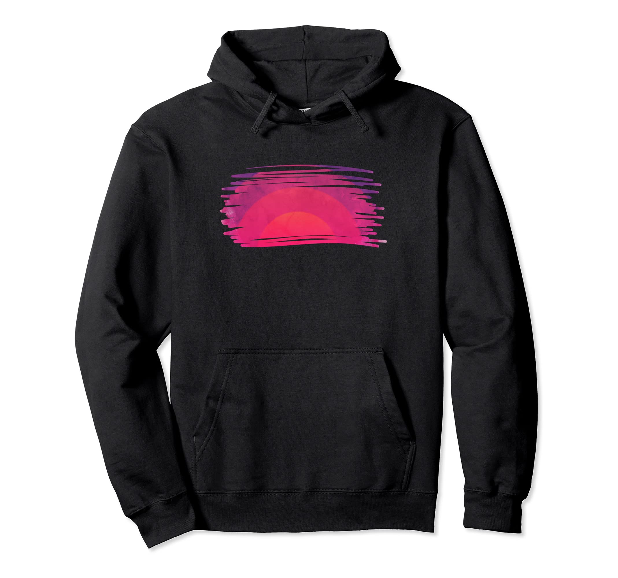 Vaporwave Aesthetic Sunrise City Hoodie - Aesthetic Graphic for Adults - T-Shirt, Sweatshirt, Hoodie
