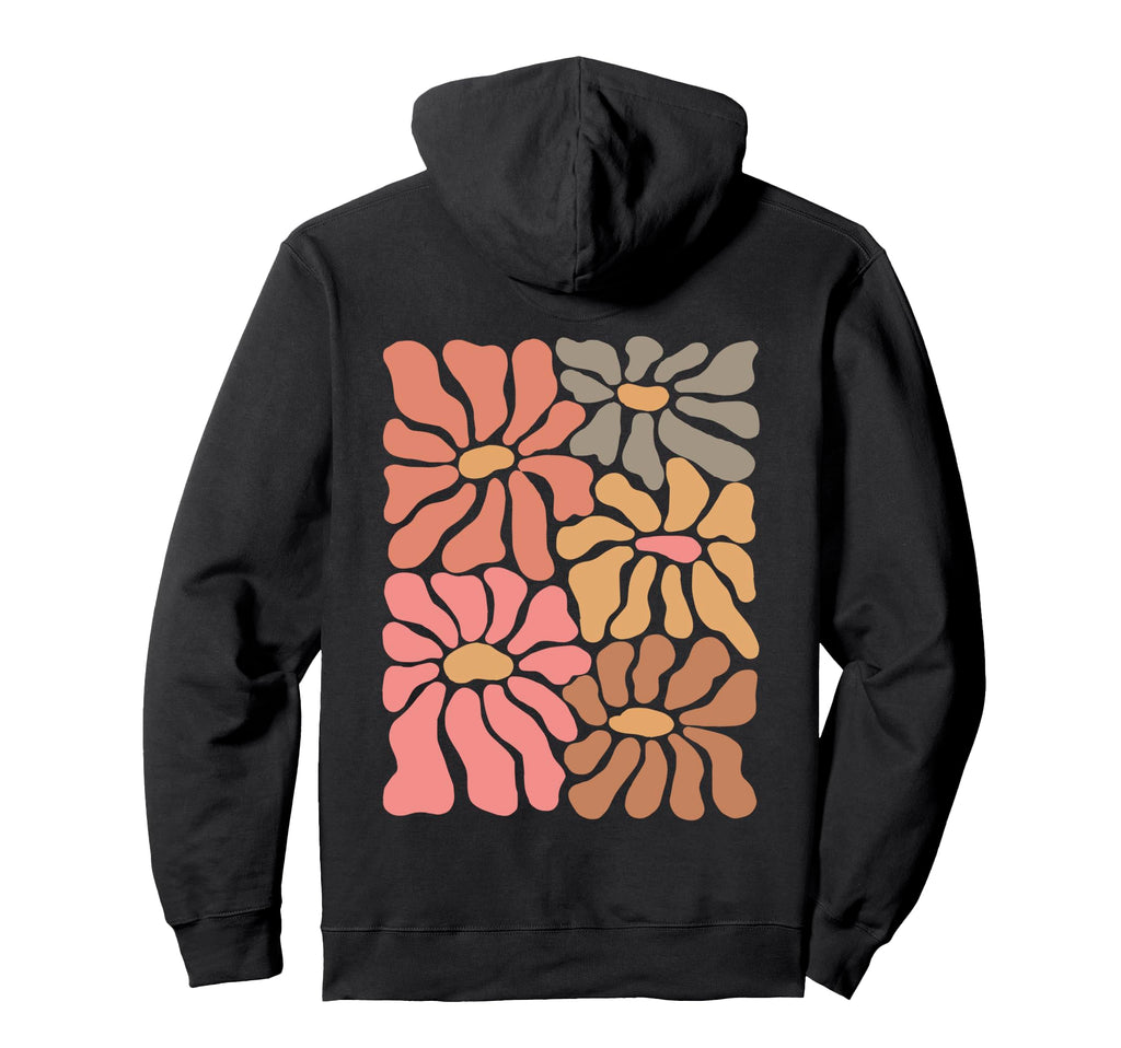 Boho Wildflowers Flowers Flowers Lover Hoodie - Novelty Apparel Unisex - T-Shirt, Sweatshirt, Hoodie