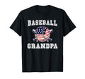 Grandfather Usa American Flag Baseball T-Shirt - Aesthetic Graphic Unisex - T-Shirt, Sweatshirt, Hoodie