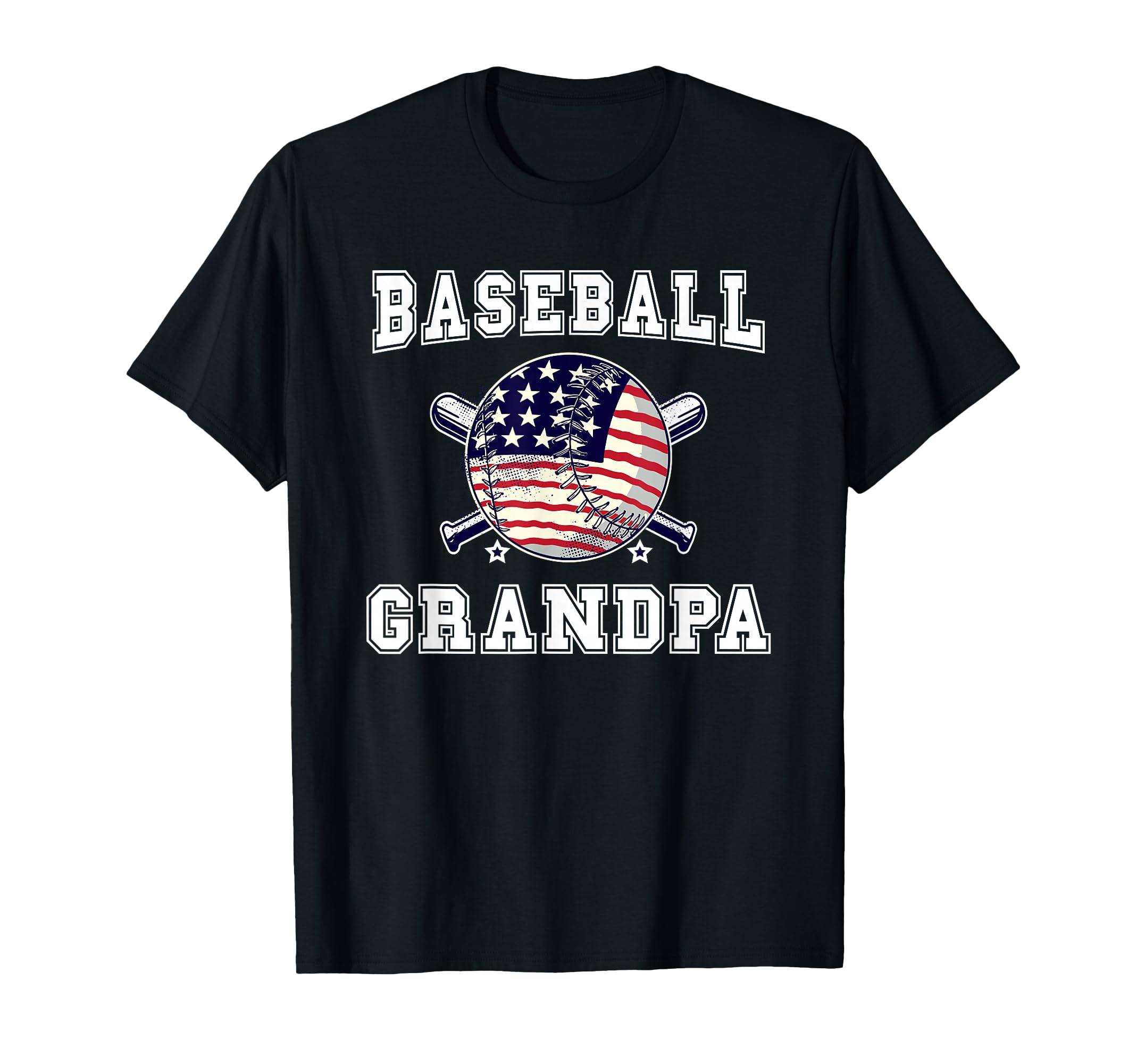 Grandfather Usa American Flag Baseball T-Shirt - Aesthetic Graphic Unisex - T-Shirt, Sweatshirt, Hoodie