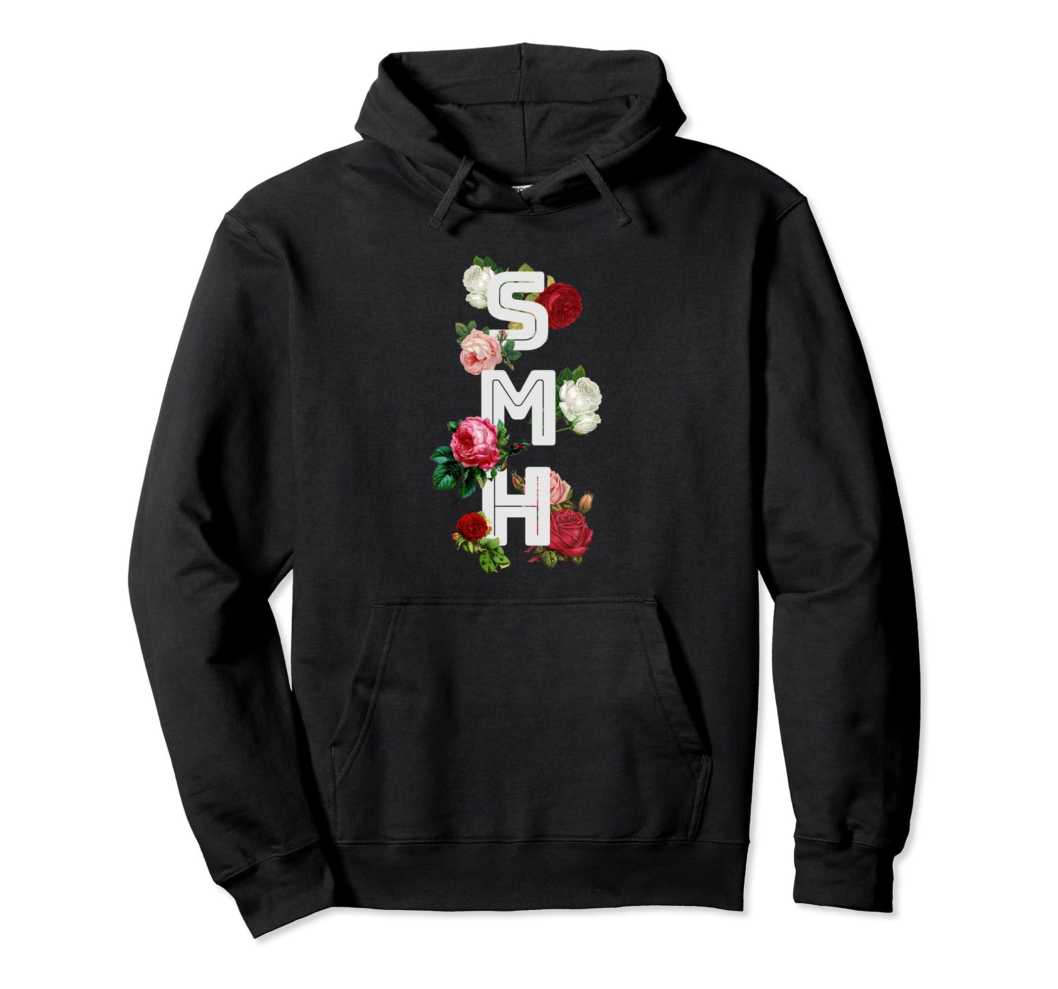 Smh 90S Aesthetic Roses Texting Meme Hoodie - Trendy Graphic Unisex - T-Shirt, Sweatshirt, Hoodie