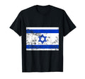 Distressed Israel Flag Hebrew Israelite T-Shirt - Custom Art Print Unisex - T-Shirt, Sweatshirt, Hoodie