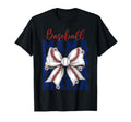 Game Day Vibes Coquette Bow Baseball T-Shirt - Graphic Print for Adults - T-Shirt, Sweatshirt, Hoodie