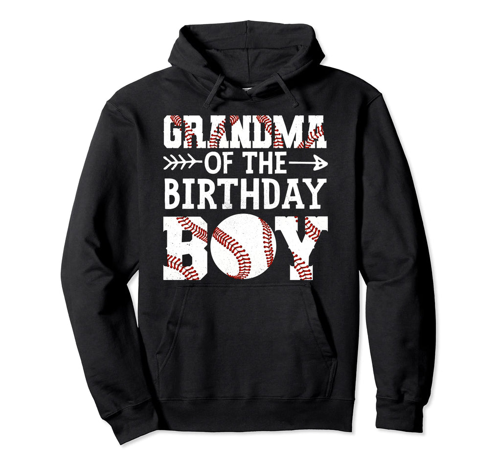 Grandma Birthday Baseball Mama Funny Hoodie - Graphic Print Unisex - T-Shirt, Sweatshirt, Hoodie