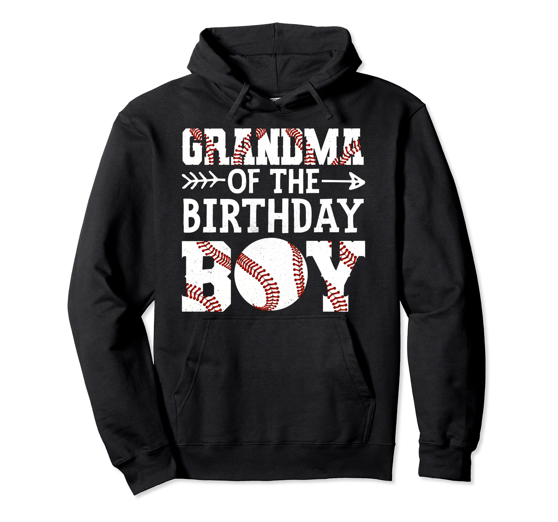 Grandma Birthday Baseball Mama Funny Hoodie - Graphic Print Unisex - T-Shirt, Sweatshirt, Hoodie