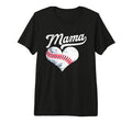 Baseball Mama Funny Sport Tri Blend T-Shirt - Custom Art Print Unisex - T-Shirt, Sweatshirt, Hoodie