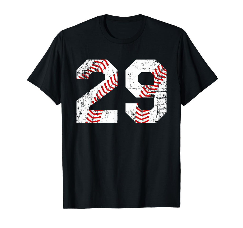 Baseball 29 Jersey Number T-Shirt - Minimalist Print Unisex - T-Shirt, Sweatshirt, Hoodie