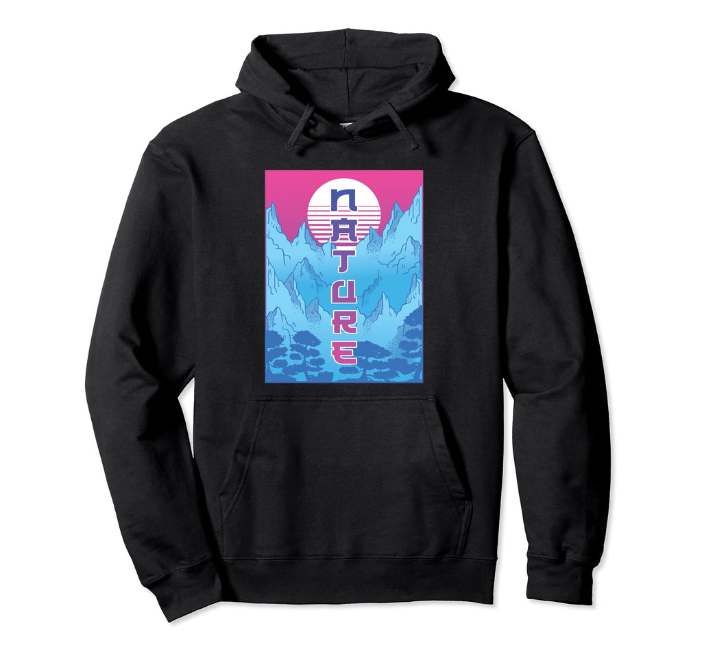 Vaporwave Nature Japanese Aesthetic Japan Hoodie - Custom Art Print Unisex - T-Shirt, Sweatshirt, Hoodie
