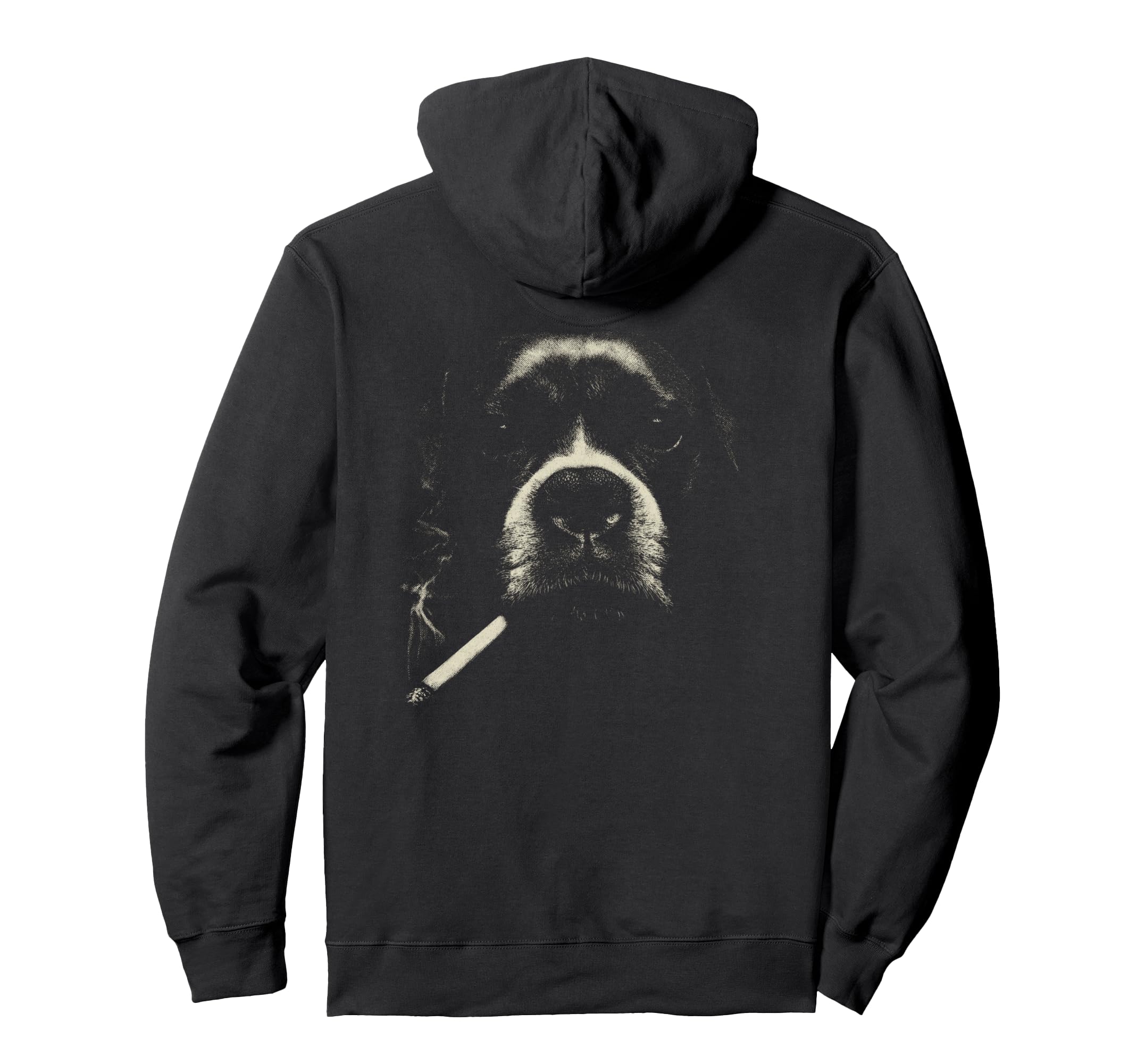 Boxer Smoking Cigarette Grunge Meme Hoodie - Streetwear Style for Adults - T-Shirt, Sweatshirt, Hoodie