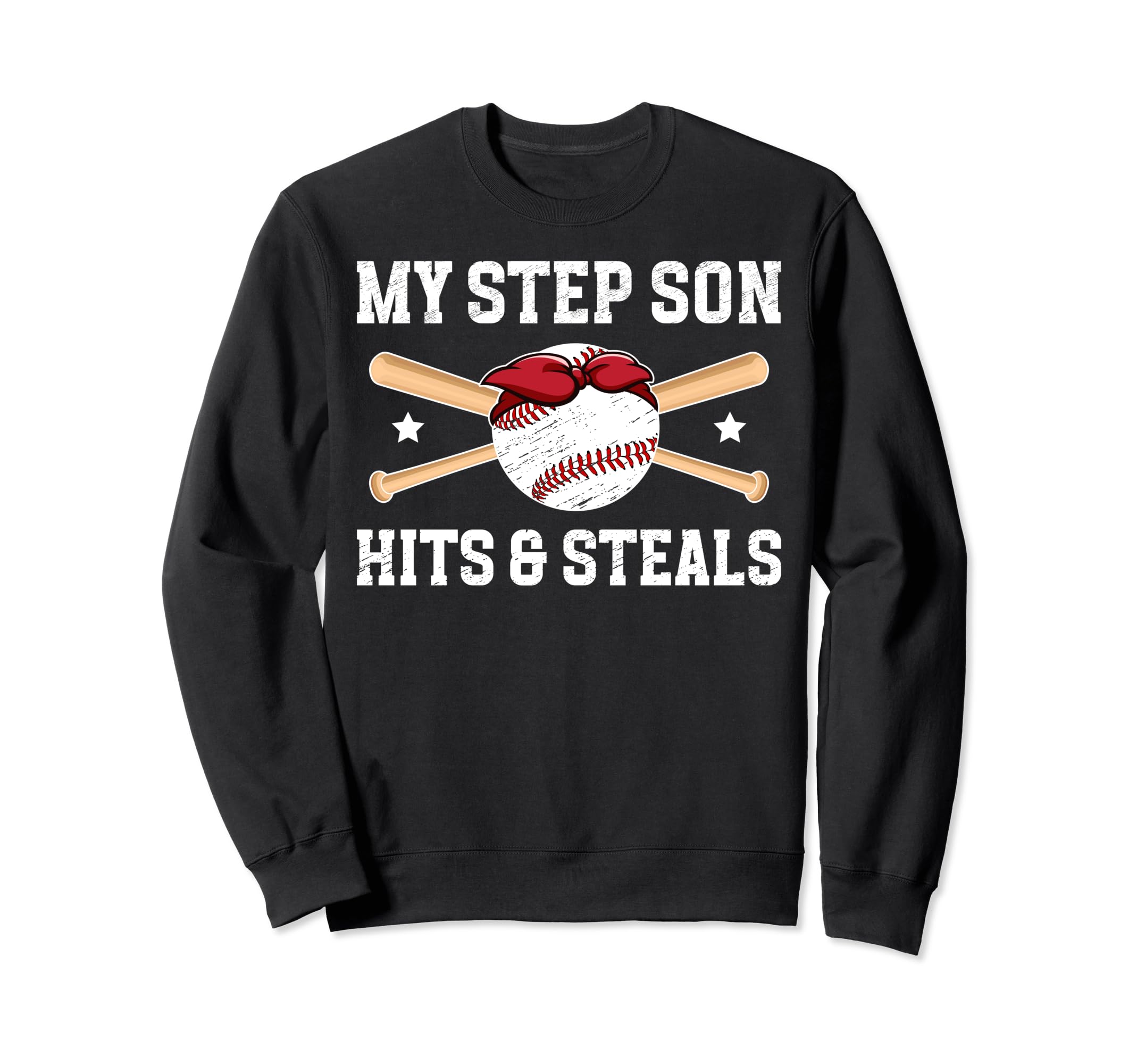 My Step Son Baseball Step Mom Sweatshirt - Casual Everyday Wear for Adults - T-Shirt, Sweatshirt, Hoodie