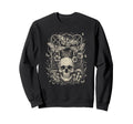 Skull Cat Skeleton Kitty Kitten Sweatshirt - Unique Graphic for Adults - T-Shirt, Sweatshirt, Hoodie