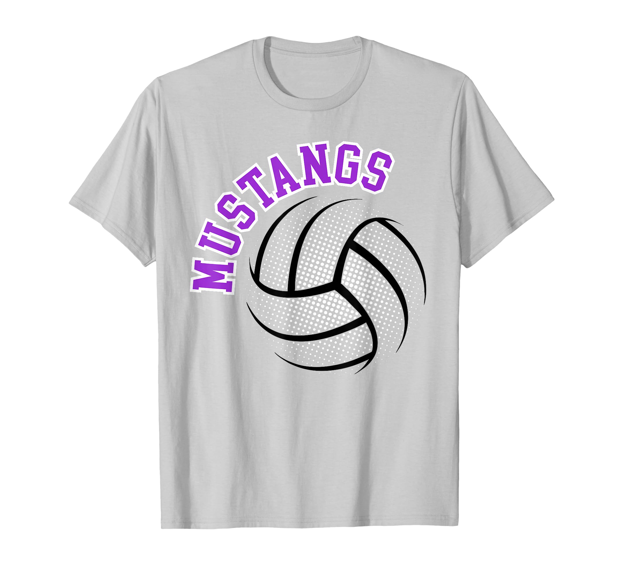 Mustangs Volleyball Mom Game Day T-Shirt - Custom Art Print Men Women - T-Shirt, Sweatshirt, Hoodie
