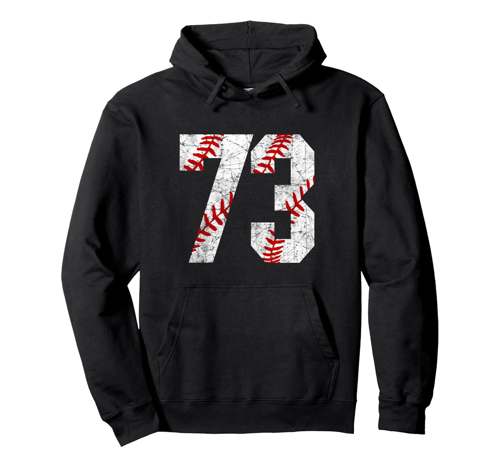 Baseball Mom 73 Jersey Baseball Hoodie - Casual Everyday Wear for Adults - T-Shirt, Sweatshirt, Hoodie