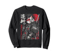 Japanese Streetwear Gothic Cat Sweatshirt - Novelty Apparel for Adults - T-Shirt, Sweatshirt, Hoodie