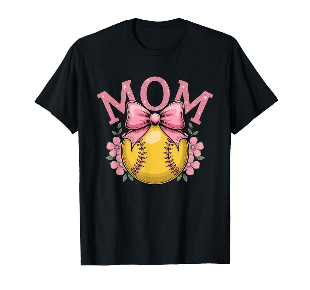 Softball Mom Mothers Day Baseball T-Shirt - Novelty Apparel Men Women - T-Shirt, Sweatshirt, Hoodie